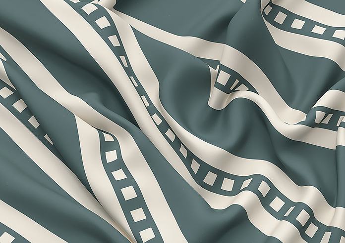 The British Stripe Co. Edgar, Teignbridge No.1 - Twist&Fit Roman Blind - Image 4